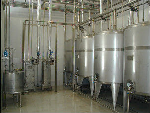 Halb automatische waschende System-auf- Linie Reinigung 500L CIP und Sterilisations-System