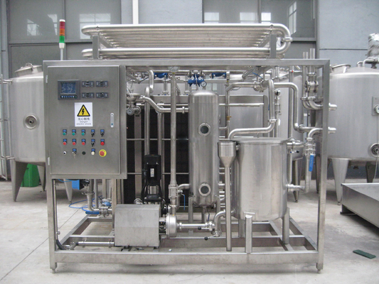 Sus304/316 Pasteurisierungsmaschine mit PLC für Milch / Joghurt / Fruchtsaft-Verarbeitung
