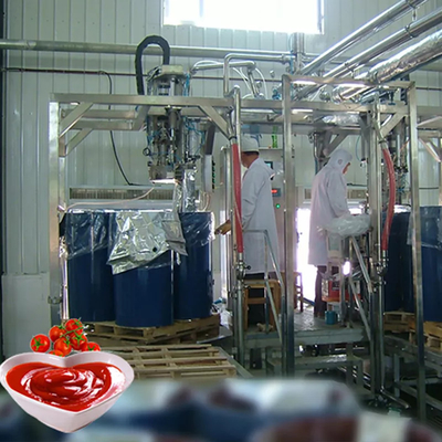 angepasste cpmplete Tomatenverarbeitungslinie In China Tomatensoße Verarbeitungsmaschine hochwertige Ausrüstung für Tomatensaft / Soße / Marmelade