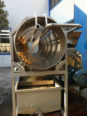 Hochleistungsgeschneiderte Ingwerverarbeitungslinie Karotten/Ingwer/Rüben-Produktionsanlage Maschine für die Gemüseindustrie mit PLC
