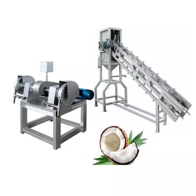 Hochwertige Kokosnuss-Produktionsanlage Vollständige Kokosmilchverarbeitungslinie Neue Kokosnussmaschine mit PLC SUS304/316
