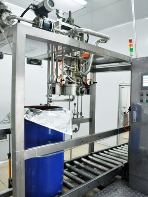 220l aseptische Beutelfüllmaschine, aseptischer Bag-in-Box-Füller für tropische Fruchtpaste, konzentrierten Saft