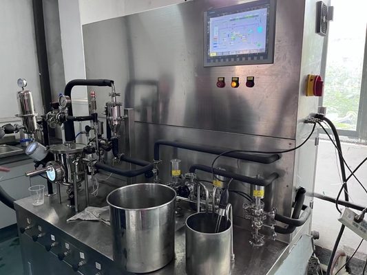 VTIS aseptische Sterilisator / Flash UHT Behandlung Sterilisation für Kokosnusscreme / Labor UHT Milchverarbeitungsmaschine