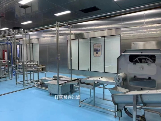 Automatisierter Eipasteurisierer mit Homogenisierer und flüssigem Ei-Kühl- / Ei-Prozessausrüstung zum Erwärmen