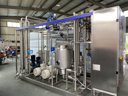 0.5-20 t/h Pasteurisiermaschine für Ingwer/Gurken/Kale-Verarbeitungslinie mit SUS304/316