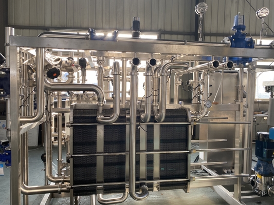 0.5-20 t/h Pasteurisiermaschine für Ingwer/Gurken/Kale-Verarbeitungslinie mit SUS304/316