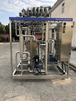 Pasteurisierungsmaschine für Orangen- / Apfel- / Kokosnusssaftverarbeitungslinie