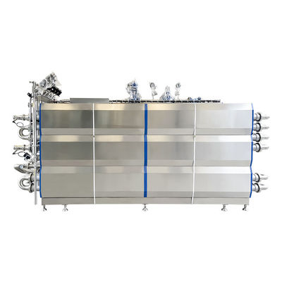 New Automatic Tubular UHT Pasteurizer Sterilization Machine For Fruit Puree Mike Industrial Equipment With 1 Year PLC Warranty