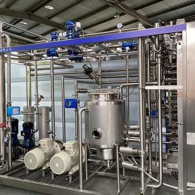 Spezielle hocheffiziente Sterilisation Uht Sterilisator für Chili-Sauce Chili-Verarbeitungslinie vollautomatisch mit Plc