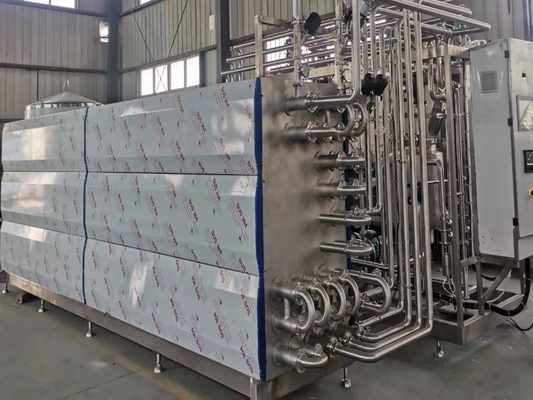 Vollautomatische UHT-Sterilisationsmaschine für die Milch- und Getränkeindustrie mit PLC