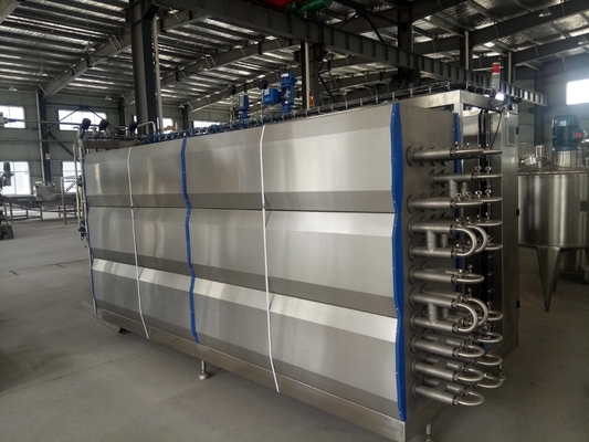 Erweiterte Technologie Maßgeschneiderte 0,5-20T/H UHT-Sterilisationsmaschine für Orange/Apple/Mango-Saft-Verarbeitung Linie Neuer UHT-Sterilisator mit PLC