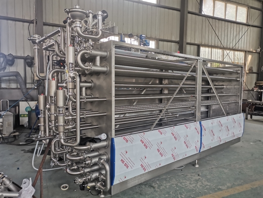 500-20000L/H UHT-Sterilisationsmaschine für Lebensmittel- und Getränkeverarbeitungsmaschine mit PLC SUS304/316