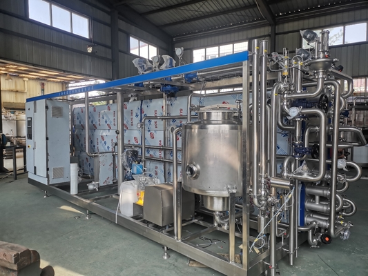 Erweiterte Technologie Maßgeschneiderte 0,5-20T/H UHT-Sterilisationsmaschine für Orange/Apple/Mango-Saft-Verarbeitung Linie Neuer UHT-Sterilisator mit PLC