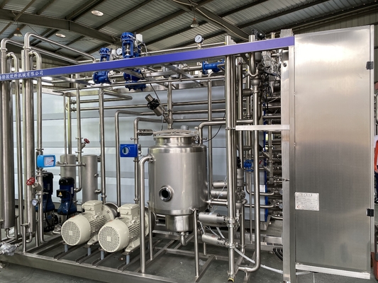 Erweiterte Technologie Maßgeschneiderte 0,5-20T/H UHT-Sterilisationsmaschine für Orange/Apple/Mango-Saft-Verarbeitung Linie Neuer UHT-Sterilisator mit PLC