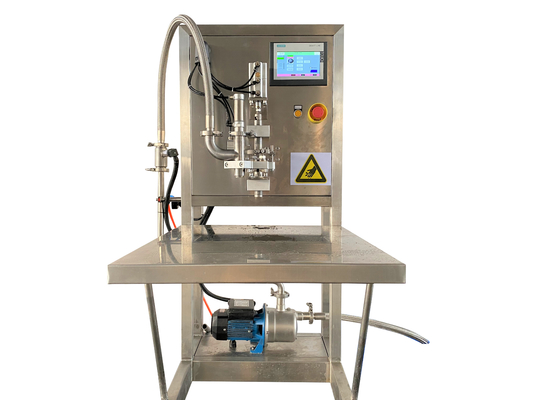 Heiß verkaufter halbautomatischer, nicht aseptischer BIB-Füller für 2L/5L/15L-Tasche in Karton Fruchtjuce/Milch/Ölfüllmaschine mit PLC