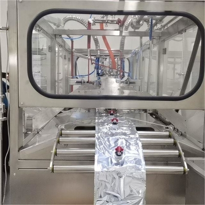 Hochleistungs-Füllmaschine mit vollautomatischer aseptischer BIB-Füllmaschine für 1-25L Kontinuierliche Tasche in einer Box Kokosmilchfüllmaschine