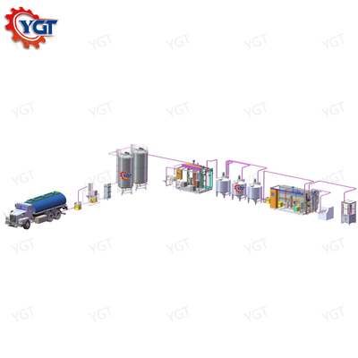Hohe Effizienz und Produktivität UHT Milchverarbeitungslinie für UHT Milch kundenspezifisch 500-20000l/H mit PLC SUS304/316