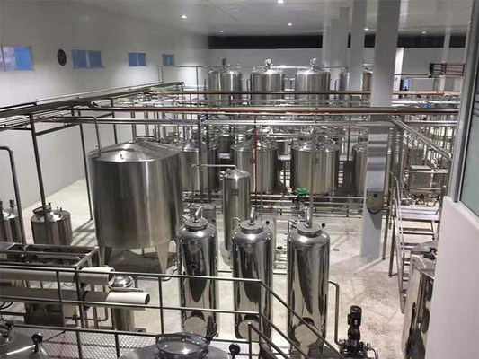Energieeinsparende UHT Milchverarbeitungslinie Hochwertige und zuverlässige kundenspezifische UHT Milchlösung 500-20000L/H SUS304/316