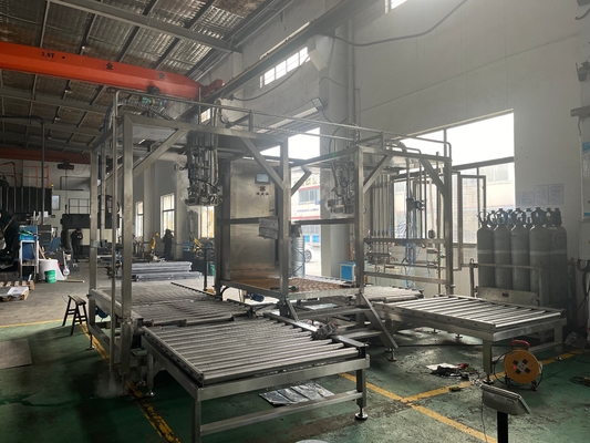 Doppelkopffüllmaschine 20-1000l Bid Bag in Trommel aseptische Füllmaschine Ton Box Füllmaschine mit Plc Sus304/316
