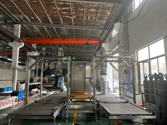 Doppelkopffüllmaschine 20-1000l Bid Bag in Trommel aseptische Füllmaschine Ton Box Füllmaschine mit Plc Sus304/316