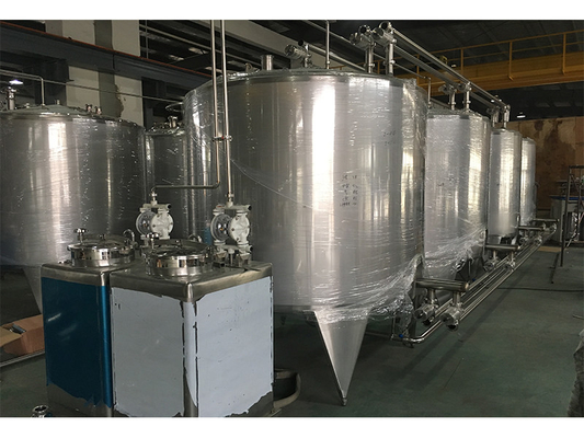 Hochwertiges maßgeschneidertes CIP-System für Fruchtverarbeitungsmaschine Saubere Maschine SUS304/316 mit PLC
