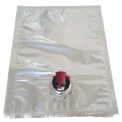 Aseptic Bag in Box Verpackungstüte Aluminiumfolie 3-25L Wärmesiegel Feuchtigkeitsdicht für Saft Milch Puree Sauce und Getränk