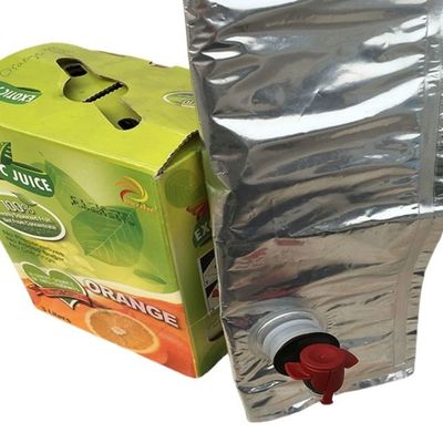 Vitop-Spout aseptische 1-20 Liter-Tasche Nylon-PE für heiße Flüssigkeit Lebensmittelverpackung für Saft Öl Sauce Fruchtpaste-Tasche in Box